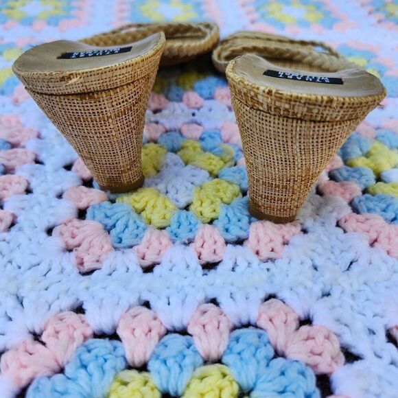 Sam edelman Beige leather braid kitten heeled sandals - Picture 3 of 3